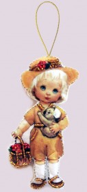 Набор для изготовления куклы из фетра для вышивки бисером Кукла. Австралия Баттерфляй (Butterfly) F058 - 73.00грн.