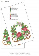 Схема для вишивки бісером рушника на ікону Троянди