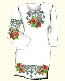 Заготовка женского платья для вышивки бисером  Biser-Art Сукня 6052 (габардин) - 825.00грн.