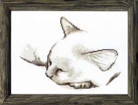 Набор для вышивки крестом Спящий котик Cristal Art ВТ-071 - 286.00грн.