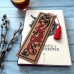 Набор для вышивки нитками на крафтовом картоне Wonderland Crafts Закладка - Саламандра WLZ-012