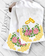 Рушник свадебный для вышивки бисером  Biser-Art Р-8047
