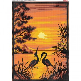 Схема вышивки бисером на габардине Захід сонця Biser-Art 30х40-524 - 108.00грн.