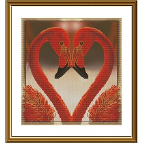 Набор для вышивки крестом на канве с фоновым рисунком Дела сердечные  Новая Слобода (Нова слобода) СВ4508 - 232.00грн.