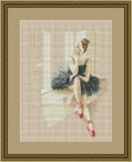 Набор для вышивания нитками Балерина у окна OLANTA VN-055