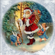 Набор для вышивки ювелирным бисером Рождественские истории 15 Краса и творчiсть 50915