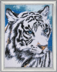 Набор вышивки бисером  Белый тигр