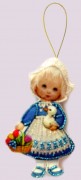 Набор для изготовления куклы из фетра для вышивки бисером Кукла. Голландия