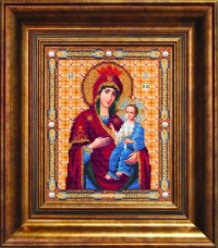 Набор для вышивки бисером Икона Божьей Матери Иверская Чарiвна мить (Чаривна мить) Б-1150