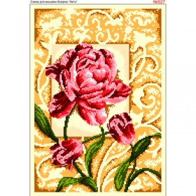 Схема вышивки бисером на габардине Квітка Biser-Art 30х40-527 - 108.00грн.