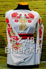 Заготовка для вышивки бисером Сорочка женская Biser-Art Сорочка жіноча SZ-48 (льон)