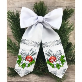 Бант новогодний для вышивки бисером Бисер Арт В24070 Biser-Art В24070 - 104.00грн.