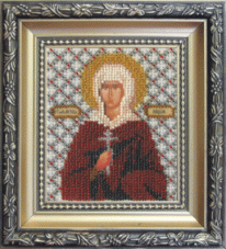 Набор для вышивки бисером Икона святая мученица Лидия Чарiвна мить (Чаривна мить) Б-1080