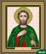 Рисунок на ткани для вышивки бисером Святой Анатолий