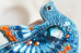 Брошь из бисера Синяя птица счастья Tela Artis (Тэла Артис) Б-024 ТА