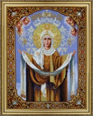 Набор для вышивки бисером Покров Пресвятой Богородицы Картины бисером Р-201
