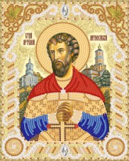 Схема вишивки бісером на атласі Марічка Св. Артемій Антіохійський РІК-5409