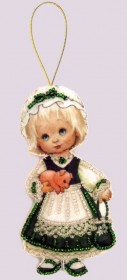 Набор для изготовления куклы из фетра для вышивки бисером Кукла. Ирландия Баттерфляй (Butterfly) F049 - 89.00грн.