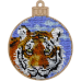 Набор для вышивки бисером по дереву Тигр Волшебная страна FLK-401