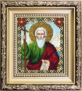 Набор для вышивки ювелирным бисером Икона святого апостола Андрея Первозванного