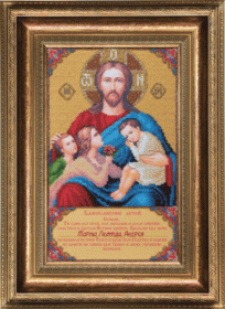 Набор для вышивки бисером Икона Благословение детей Чарiвна мить  Б-1214 - 1 030.00грн.