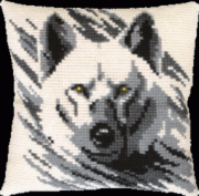 Набор для вышивки подушки крестиком Волк