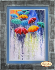 Набор для вышивки бисером Веселые зонтики Tela Artis (Тэла Артис) НГ-220