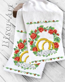 Рушник свадебный для вышивки бисером  Biser-Art Р-8048 - 241.00грн.