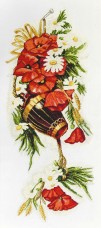 Набор для вышивки крестом Полевые разноцветы Абрис Арт АН-160
