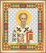 Схемы для вышивания бисером на авторской канве икона святой апостол Радион