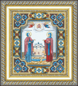 Набор для вышивки бисером Икона святых Петра и Февронии Чарiвна мить  Б-1202 - 1 385.00грн.