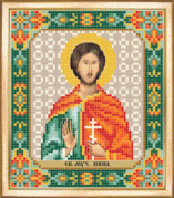 Схемы для вышивания бисером на авторской канве икона святой мученик Инна