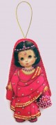 Набор для изготовления куклы из фетра для вышивки бисером Кукла. Индия
