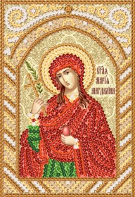 Схема вишивки бісером на атласі Марічка Св. Мироносиця Марія Магдалина РІК-6139 Марiчка (Маричка) РИК-6139 - 32.00грн.