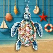 Набор для вышивки на пластиковой основе Wonderland Crafts Елочная игрушка - Чудо океана FLX-150 Набор для вышивки на пластиковой основе Wonderland Crafts Елочная игрушка - Чудо океана FLX-150