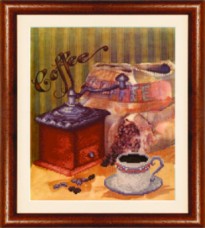 Схемы для вышивания бисером на авторской канве Кофейный натюрморт Чарiвна мить (Чаривна мить) СБ-259