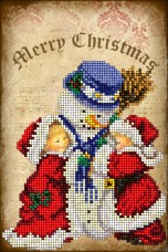 Набор для вышивки ювелирным бисером Рождественские истории 4 Краса и творчiсть 41114