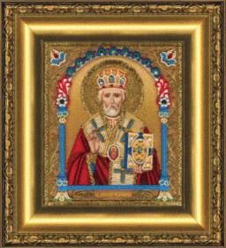 Набор для вышивки бисером Икона святителя Николая Чудотворца Чарiвна мить (Чаривна мить) Б-1230 - 750.00грн.