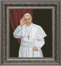 Набор для вышивки крестом Папа Римский Краса и творчiсть 10413