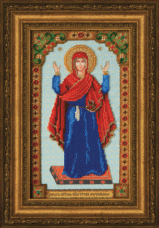 Набор для вышивки бисером Икона Божьей Матери Нерушимая стена Чарiвна мить (Чаривна мить) Б-1228