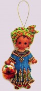 Набор для изготовления куклы из фетра для вышивки бисером Кукла. Африка