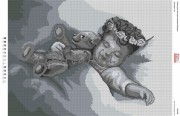 Рисунок на габардине для вышивки бисером Солодкі сни