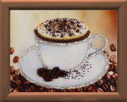 Схема для вышивки бисером Чашка кофе