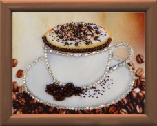 Схема для вышивки бисером Чашка кофе Баттерфляй (Butterfly) СМ089