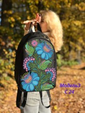 Рюкзак для вышивки бисером Цветы Юма Модель 3 №24