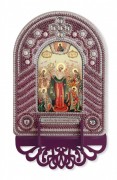 Набір для вишивання ікони з рамкою-киотом Богородиця Всіх Скорботних Радість