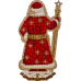 Набор для вышивки  бисером по дереву Дед Мороз Волшебная страна FLK-302