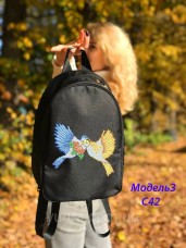 Рюкзак для вышивки бисером Голуби Юма Модель 3 №42