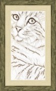 Набор для вышивки крестиком  Портрет кота