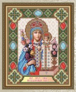 Набор для выкладки алмазной мозаикой Богородица Неувядаемый цвет